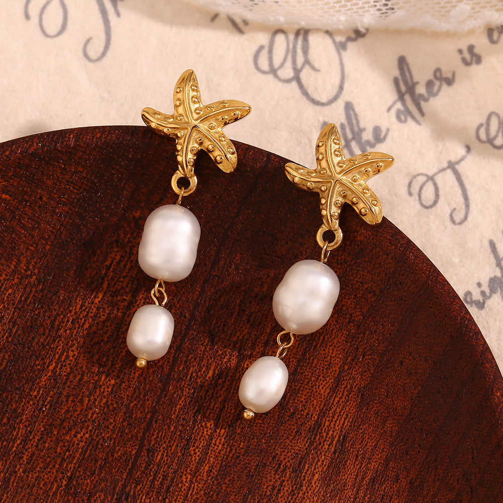 Seashell freshwater pearls collections