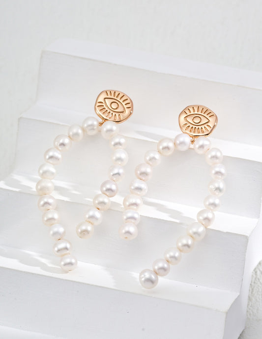 Emirts Eyes Pearl earrings