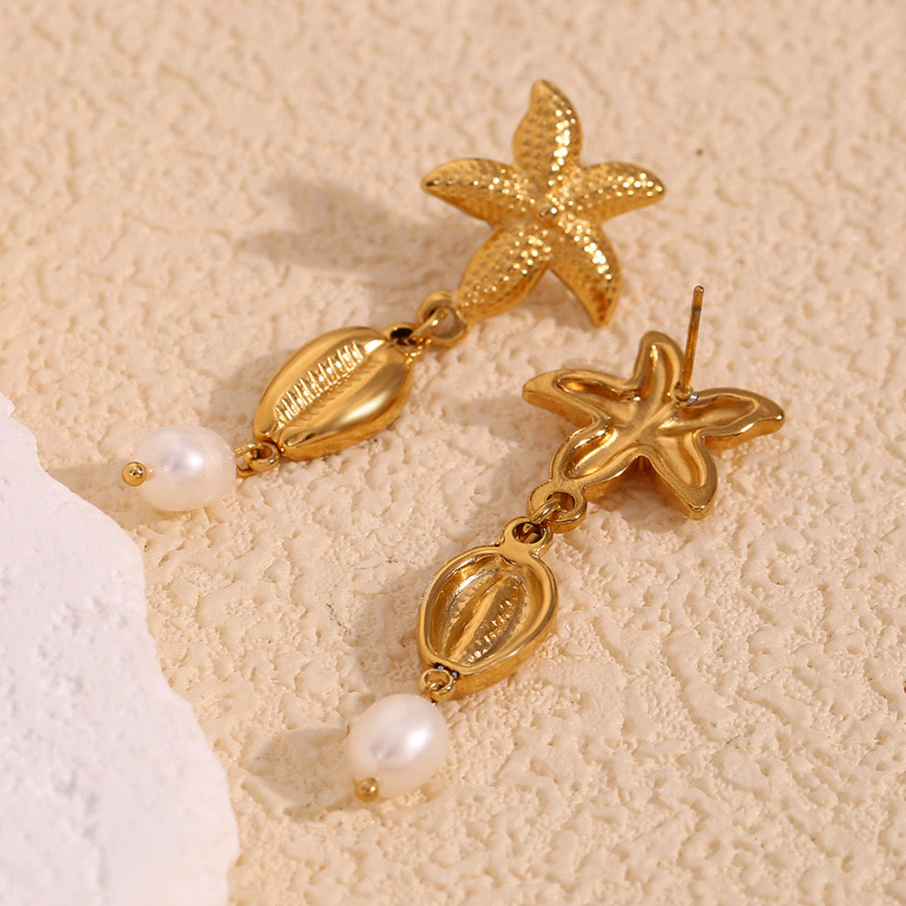 Seashell freshwater pearls collections