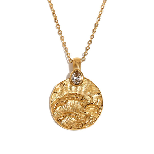Beach wave necklace