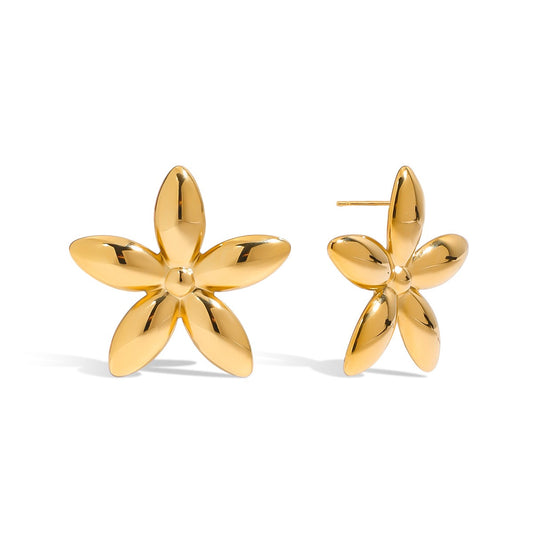 Greenies flower earrings