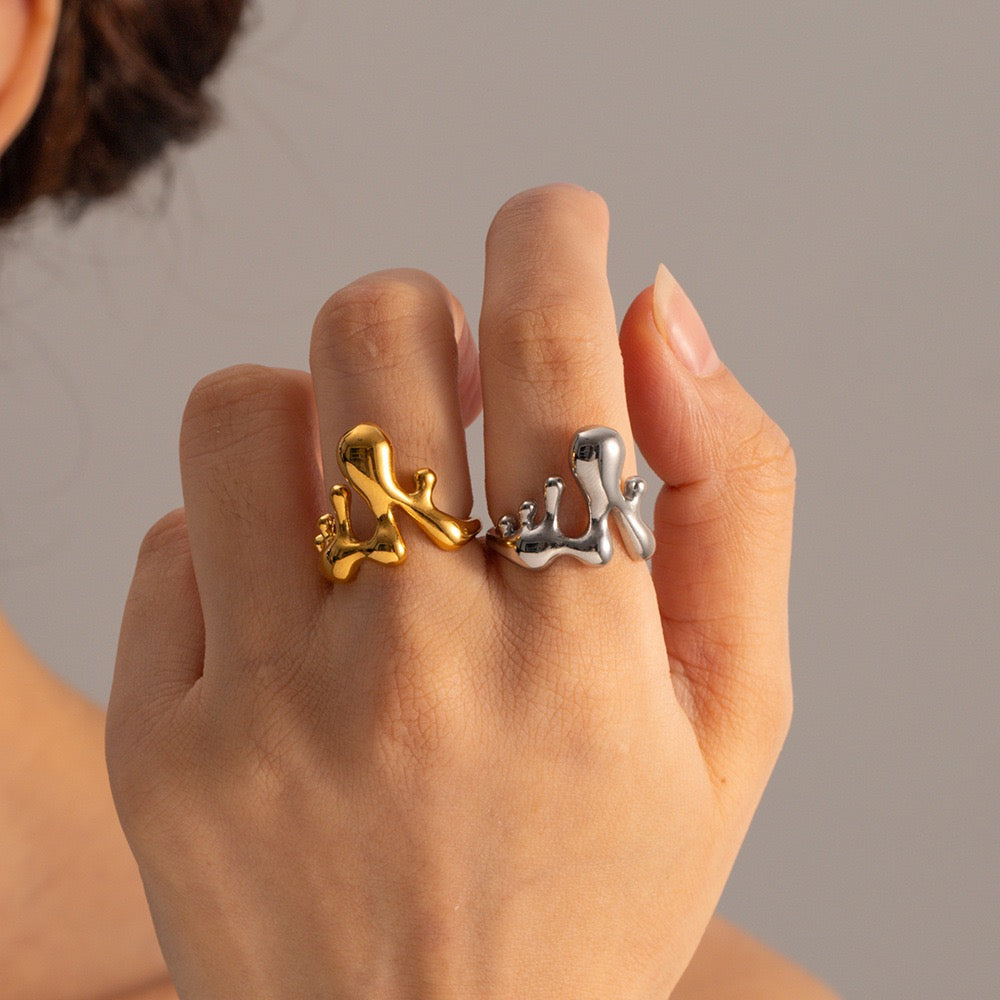 Splash of corals ring