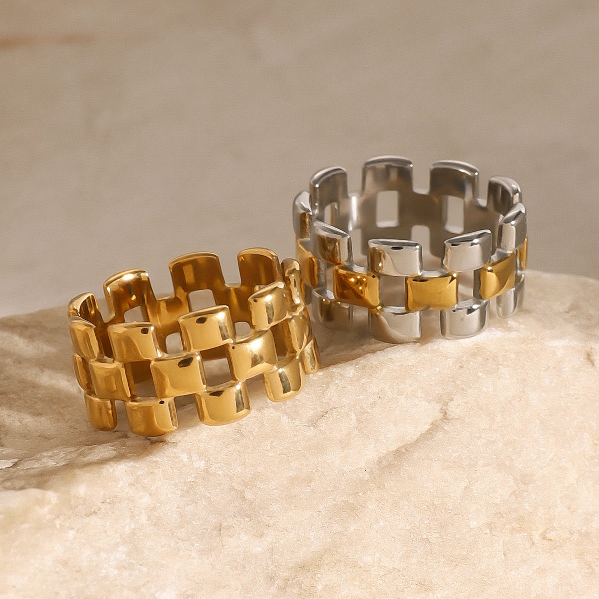Watch belt rings