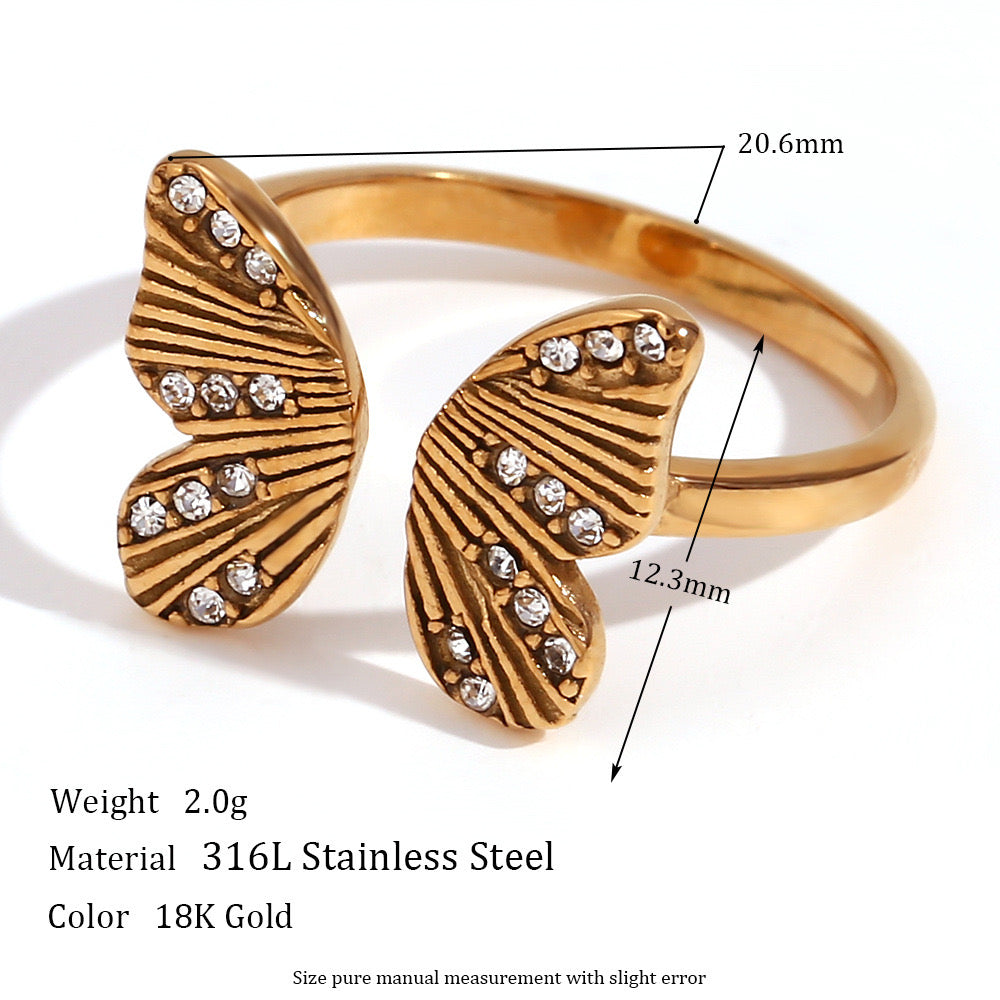 Butterfly summer rings