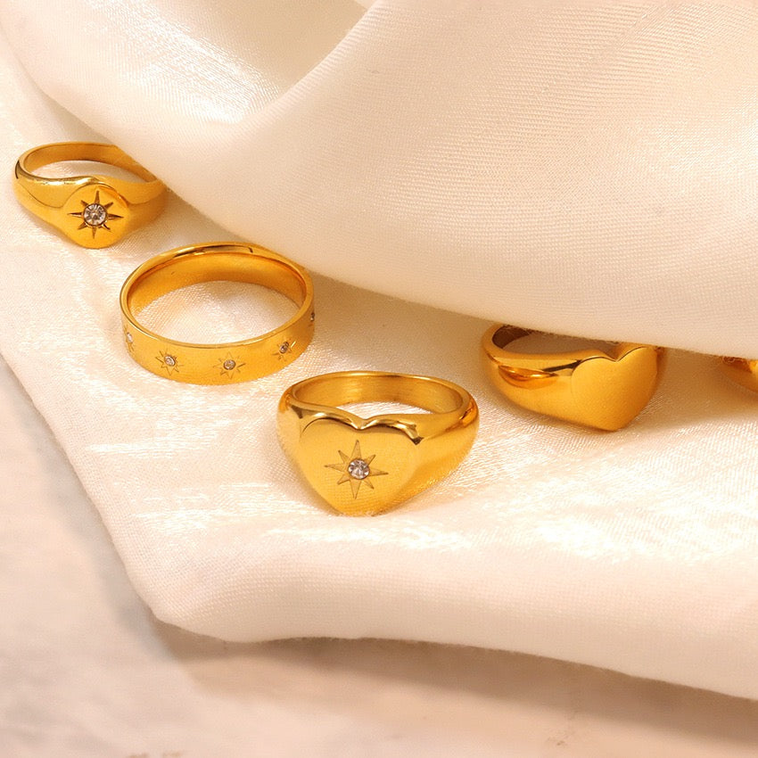 Mickey heart ring