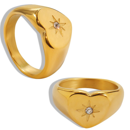 Mickey heart ring