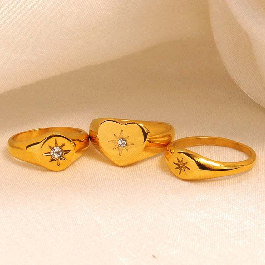 Mickey heart ring