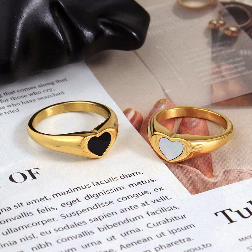 Carrington heart ring