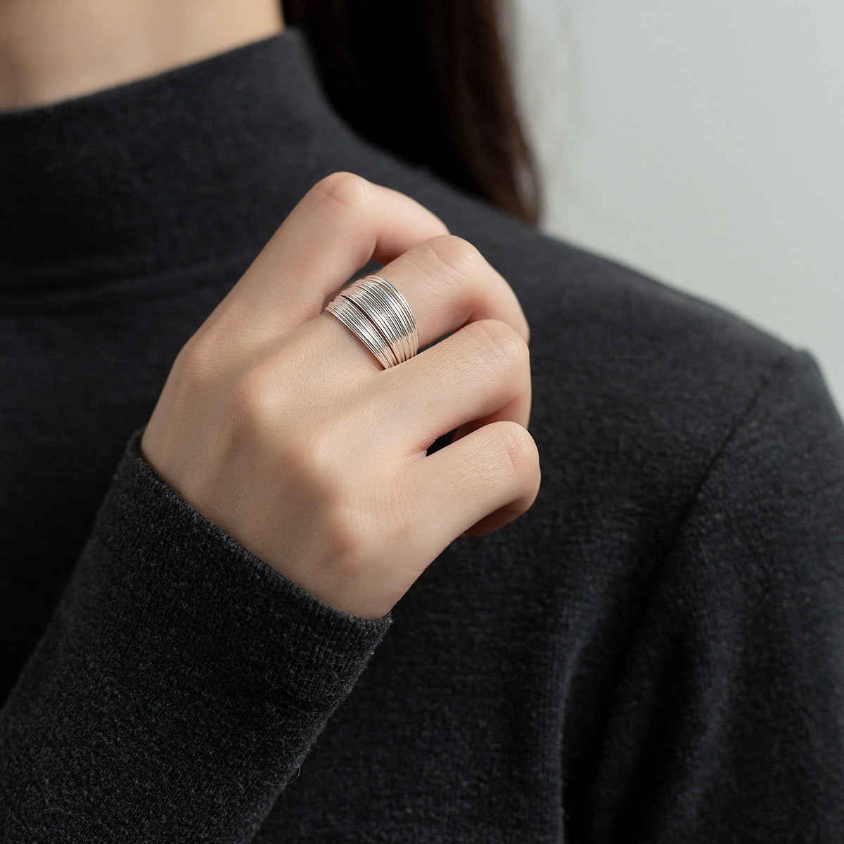 Sterling silver wire rings