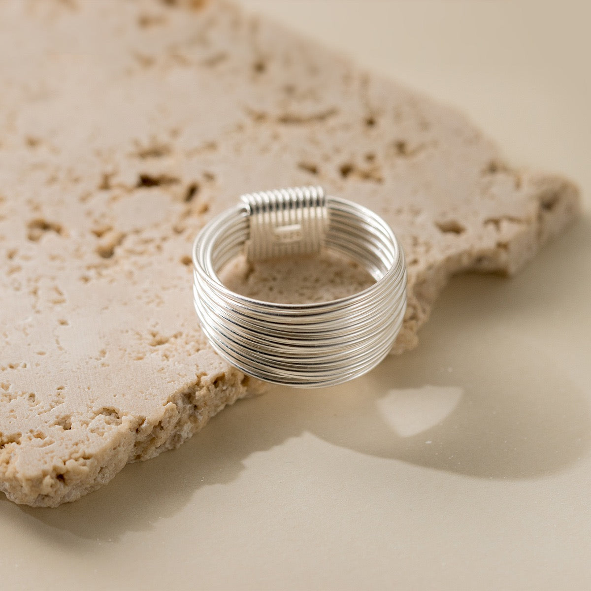 Sterling silver wire rings