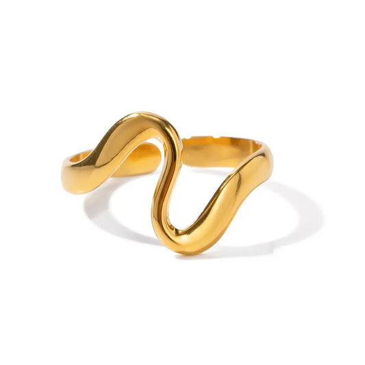 Bree Big wave ring