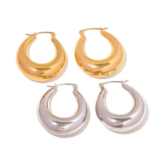 Classic chubby hoops
