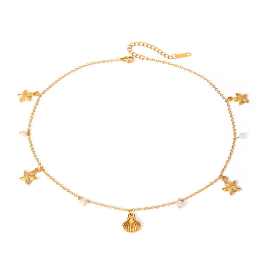 Balman Seashell pearly necklace