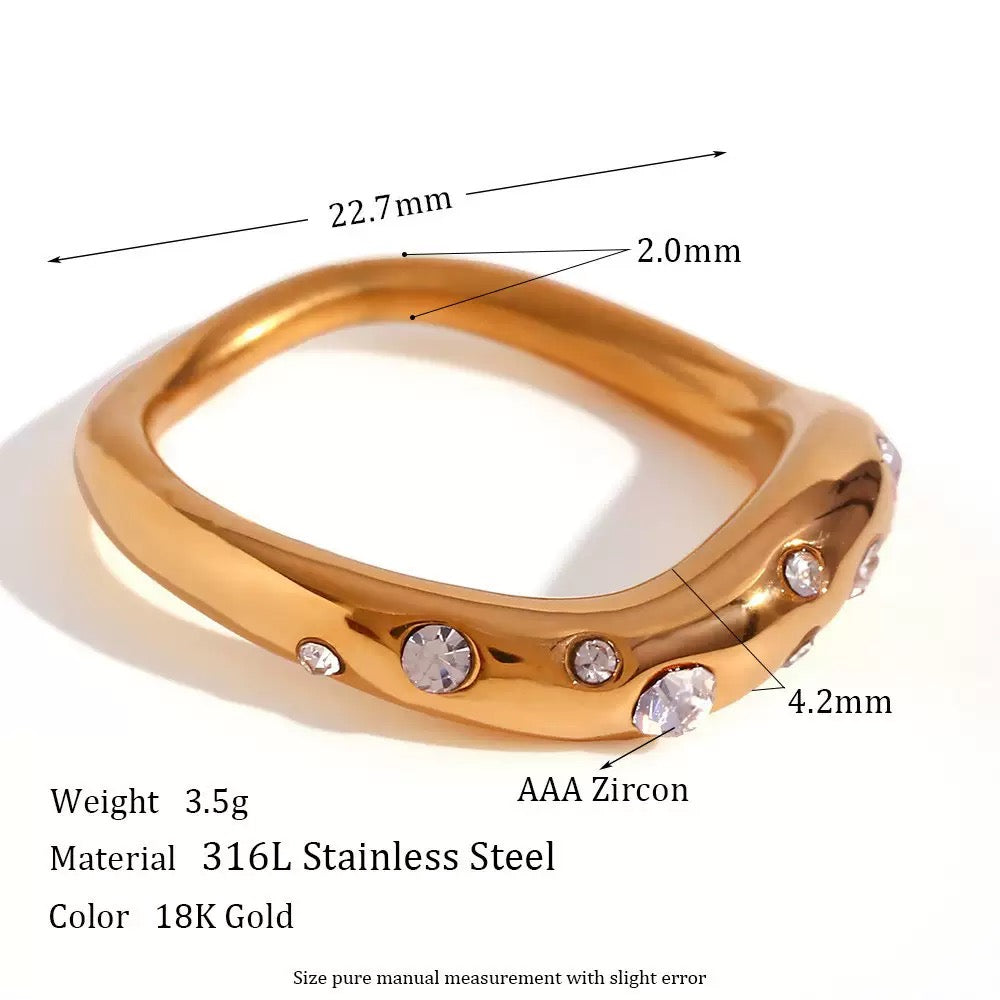 Winter Curve ring