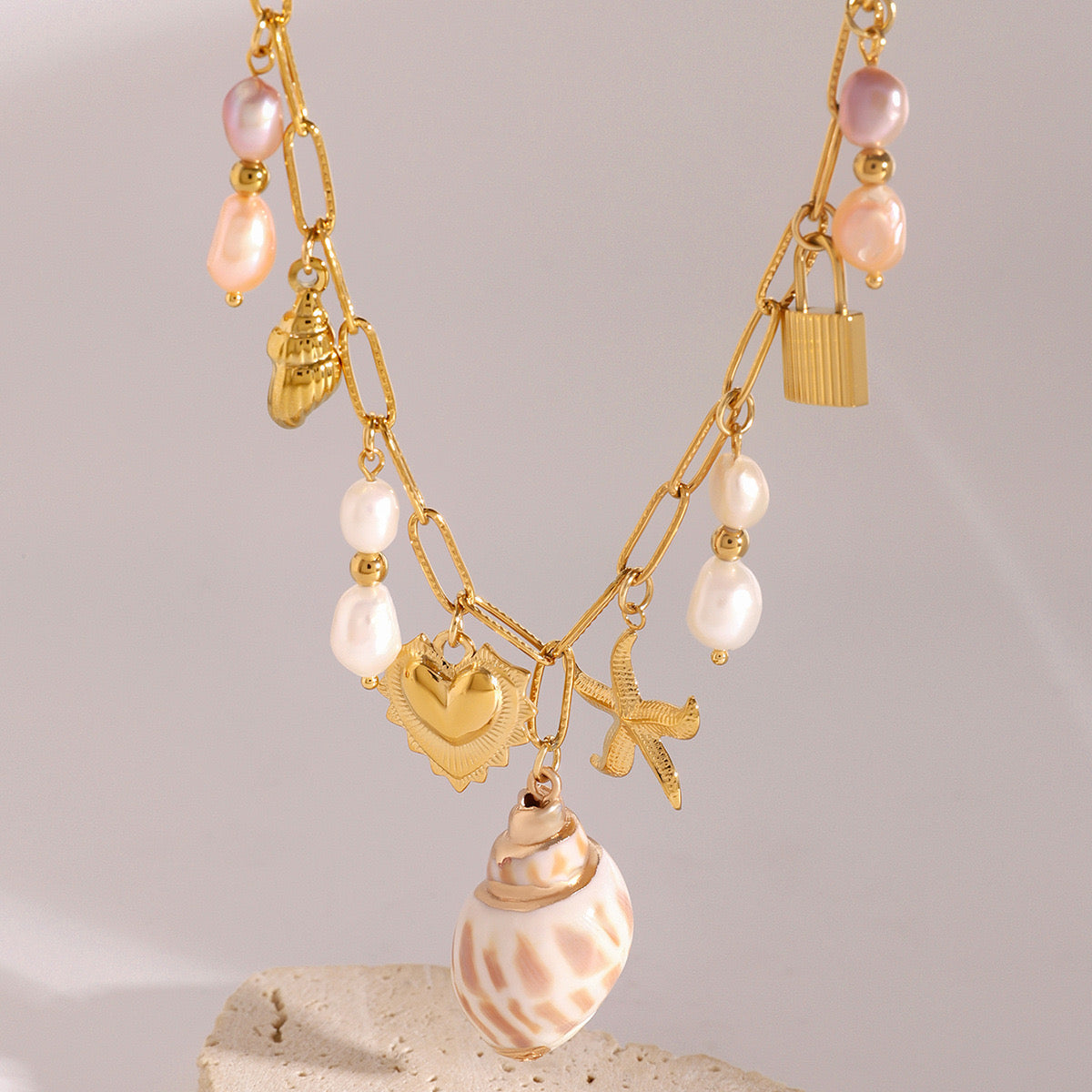 Bondi seashell necklace