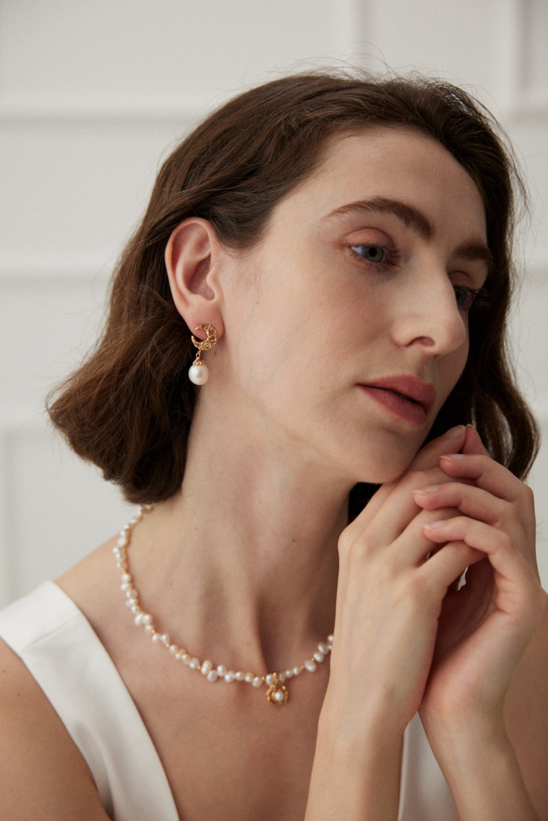 Rose garden Pearl necklace