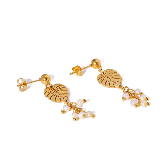 Leaf earrings