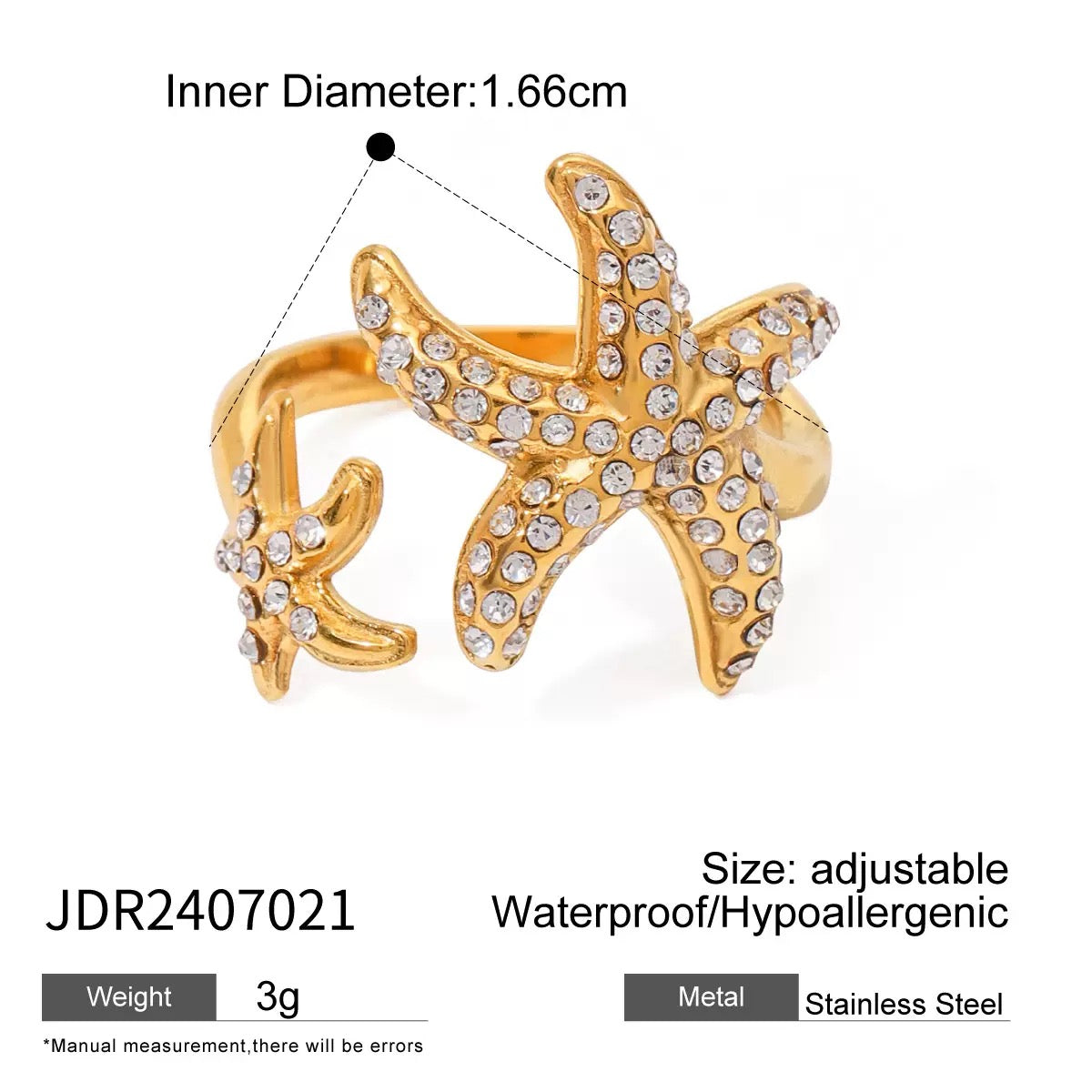 Turlock Shinning sea star rings