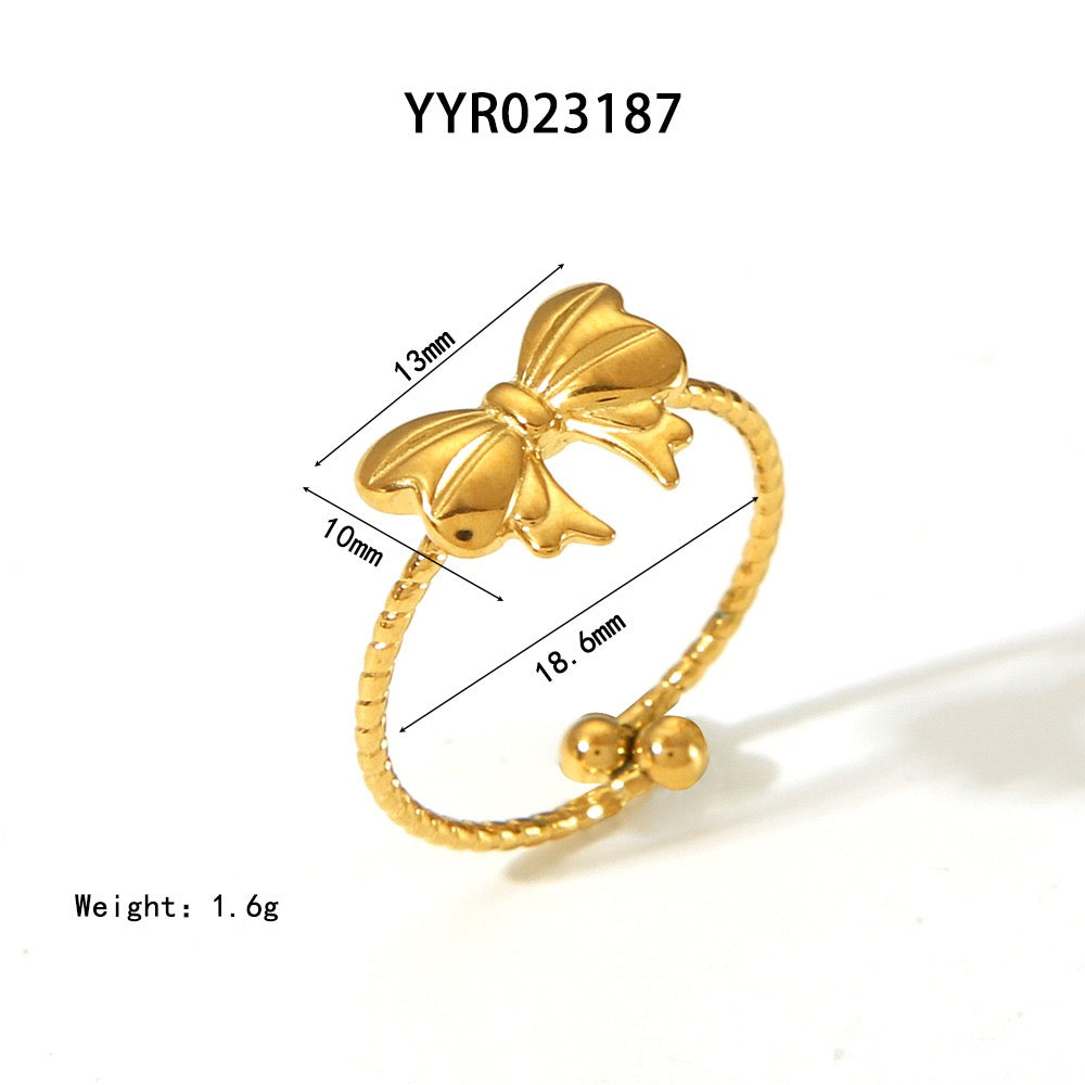 Elise Bow rings