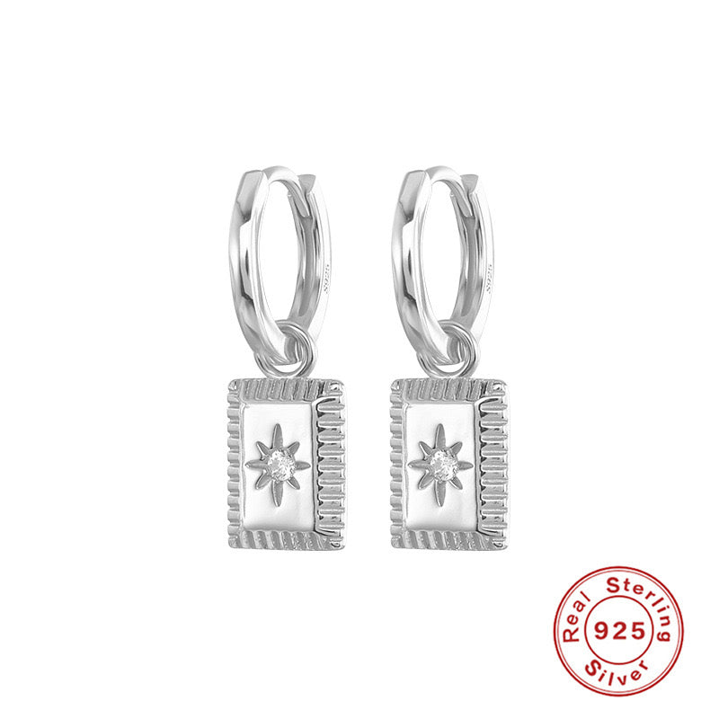 Dainty sterling silver earrings