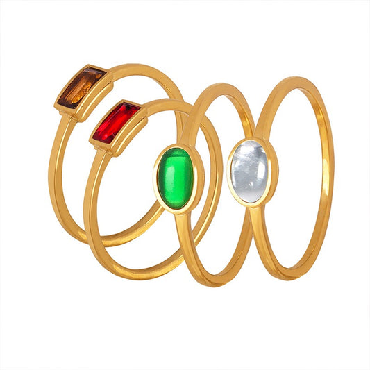 Heath dainty rings
