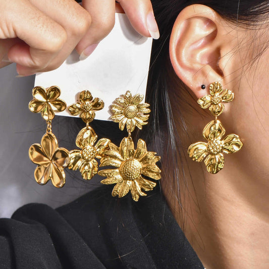 Flowers earrings