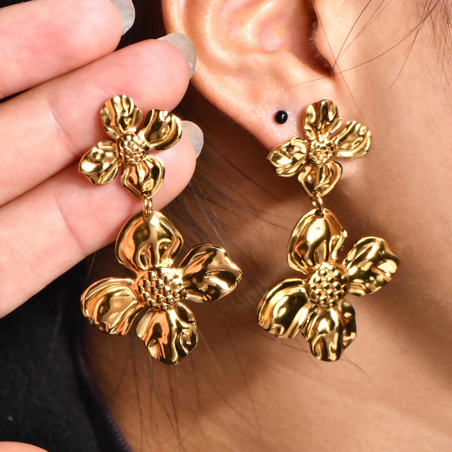 Flowers earrings