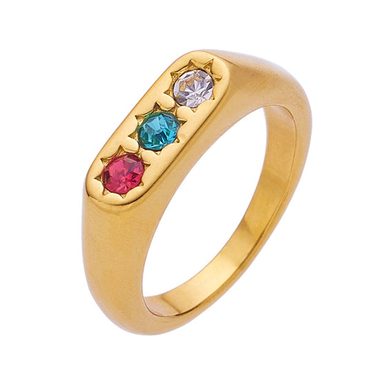 Three star rings