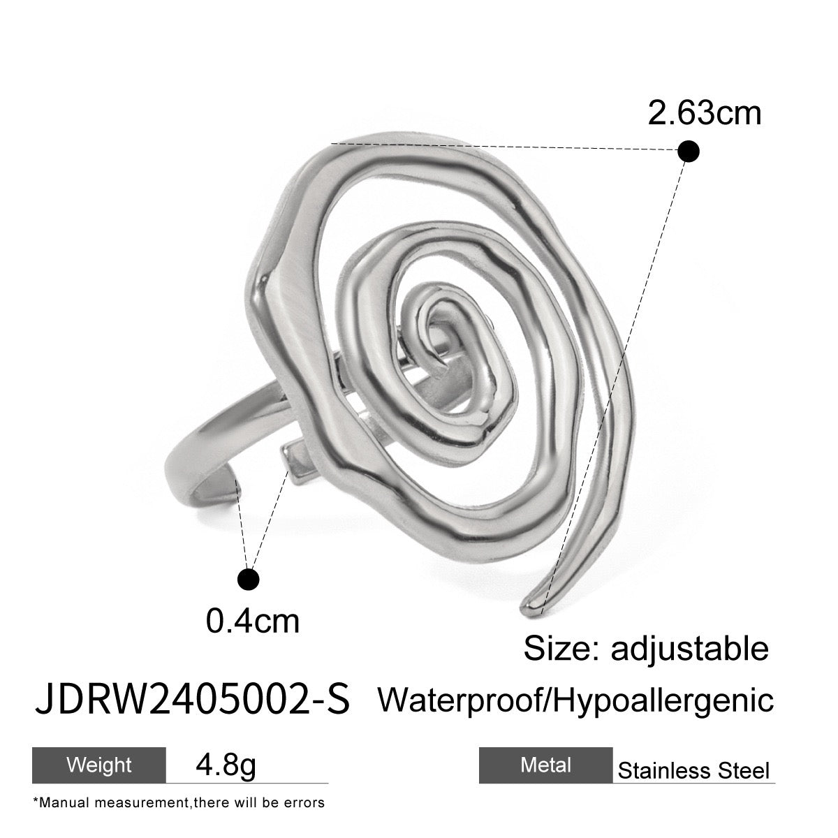 Autumn Stainless steel rings