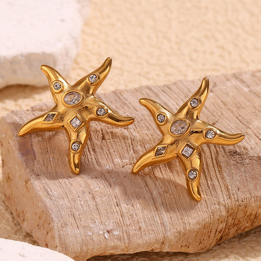 Bondi shinning star earrings