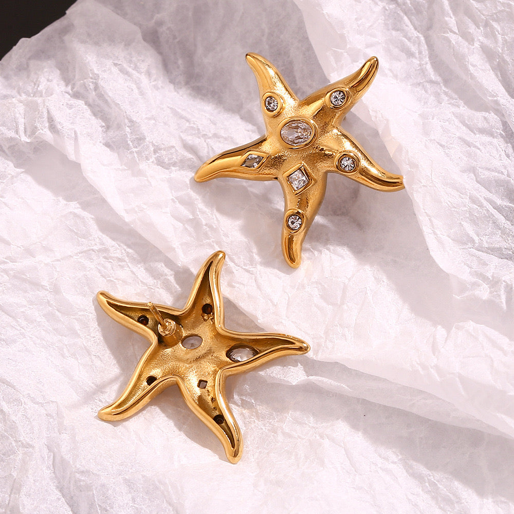 Bondi shinning star earrings