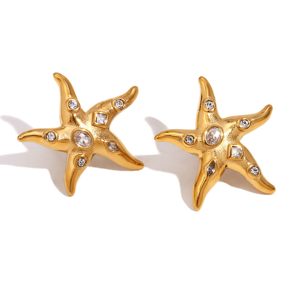 Bondi shinning star earrings