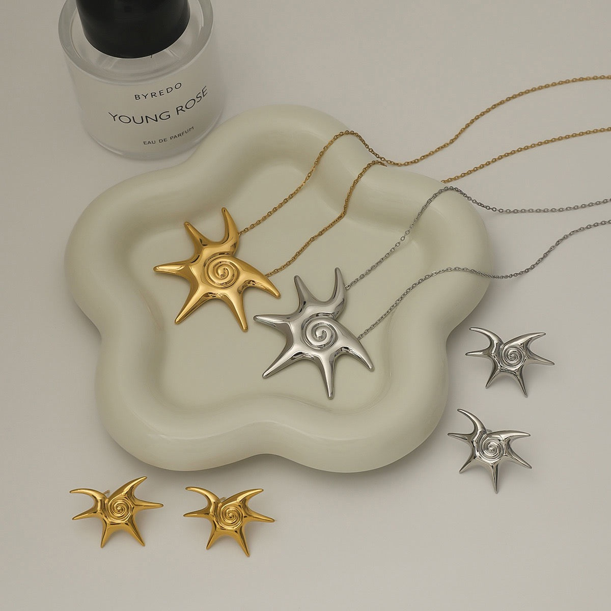 Swirl star set