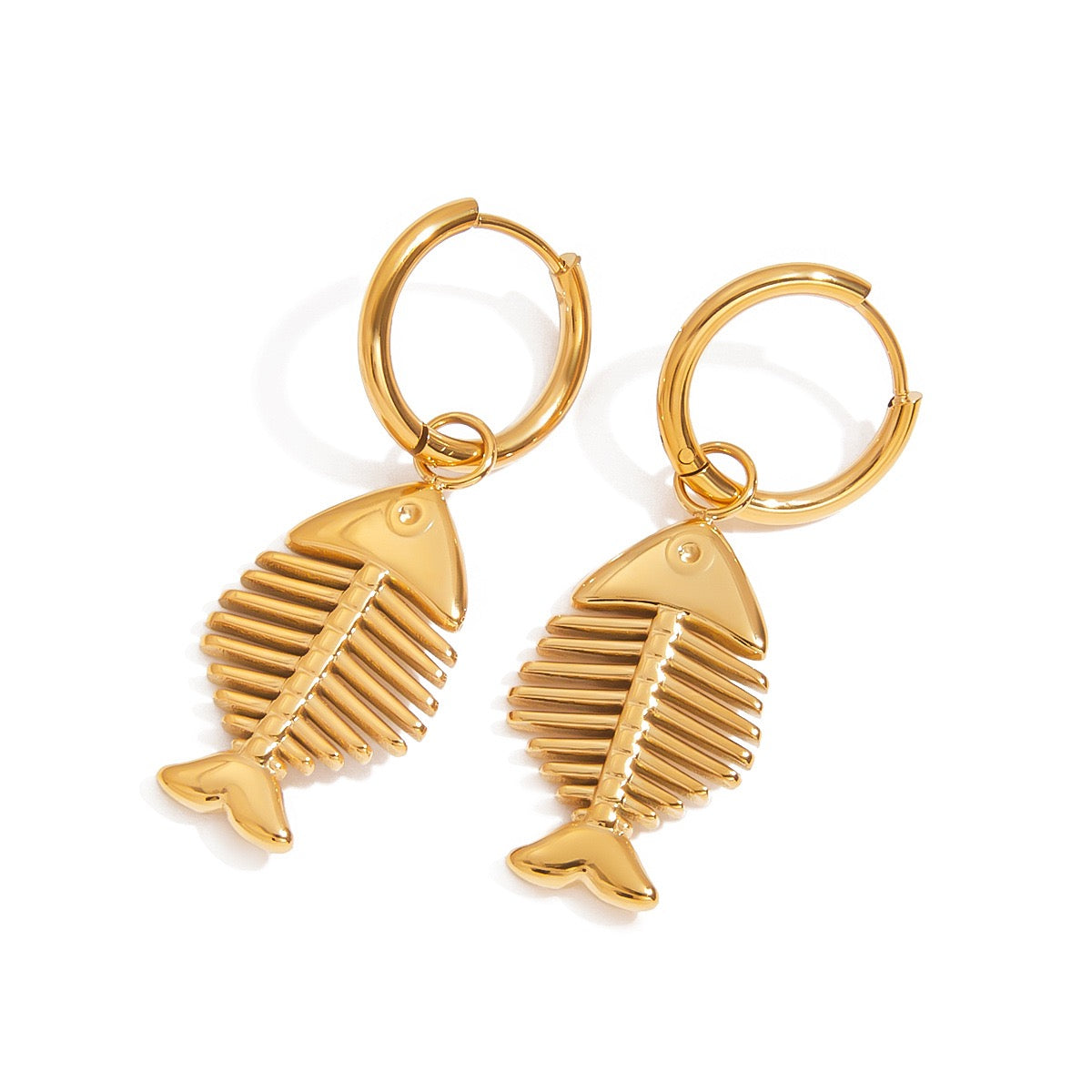 Fish bone hoops
