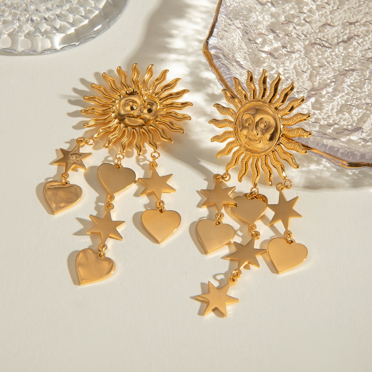 Sun earrings collection