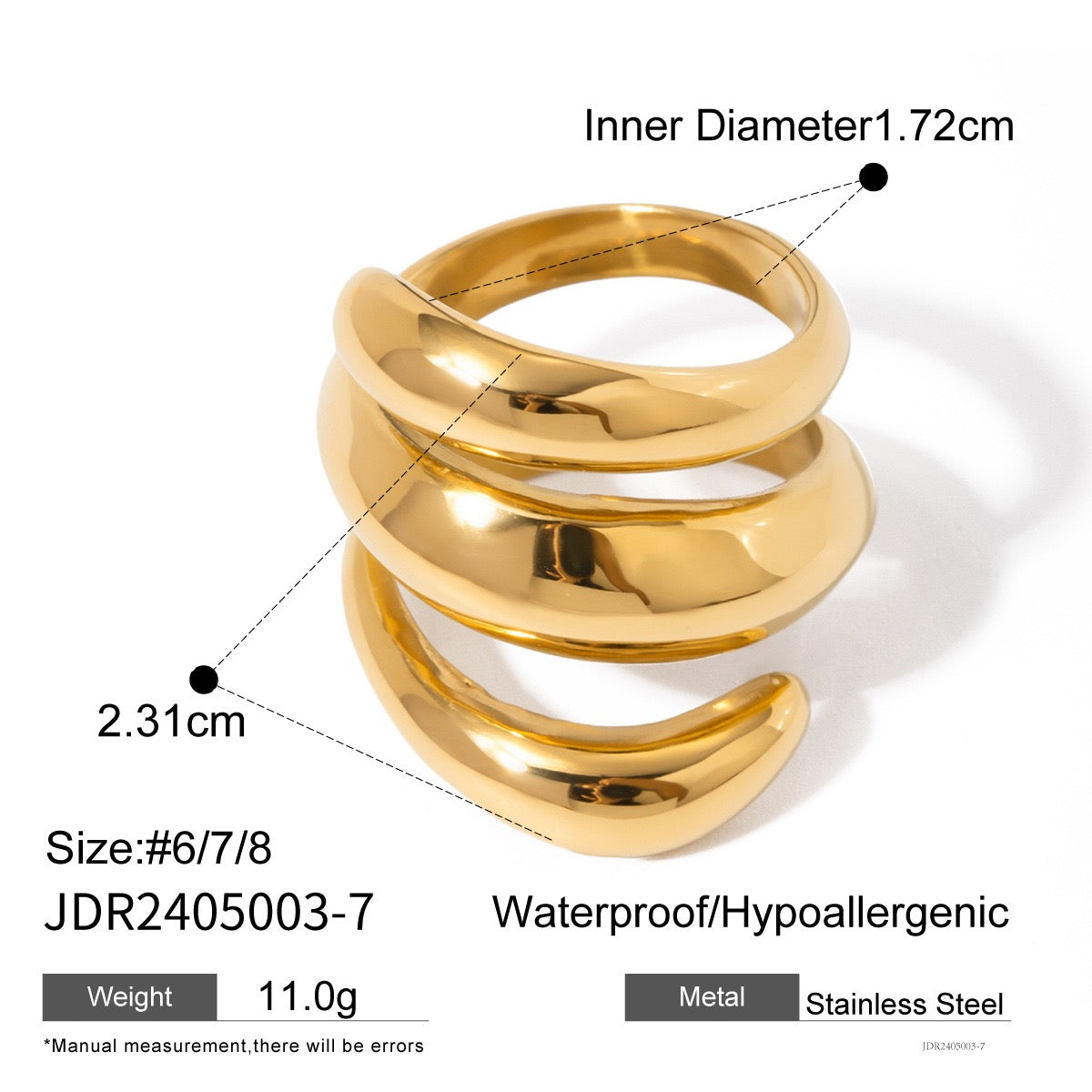 Bondi camelia summer rings