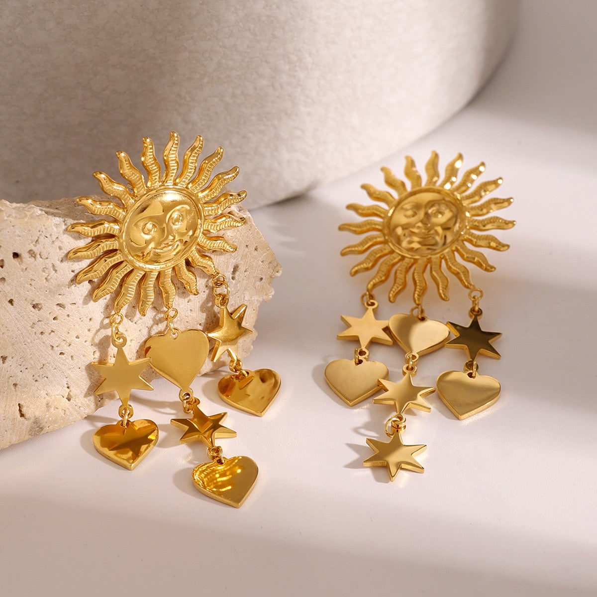 Sun earrings collection