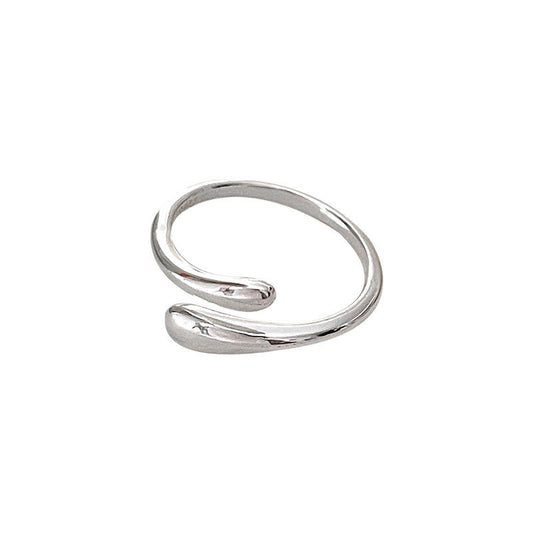 Diaz Cross sterling silver ring