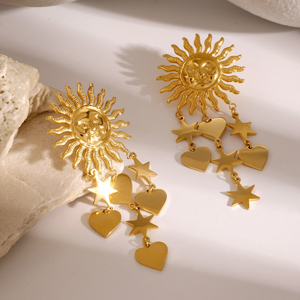 Sun earrings collection