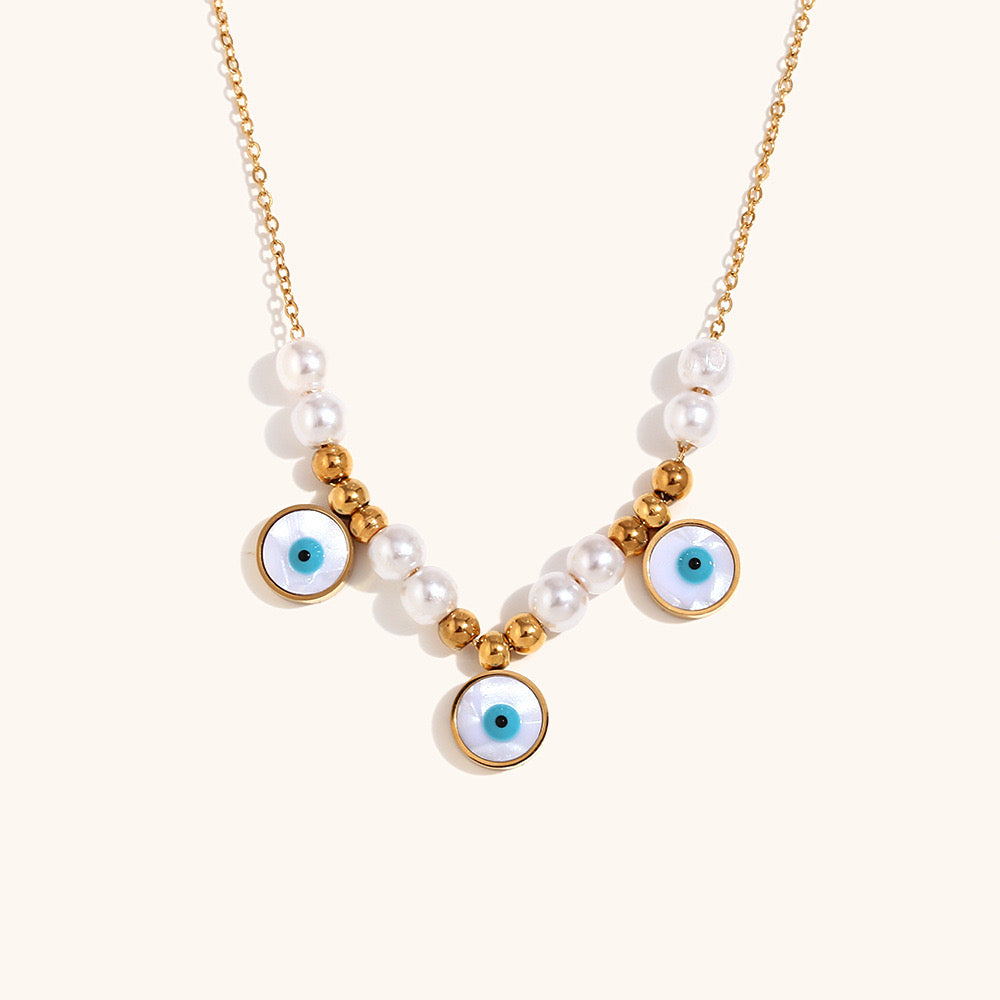 Evil eyes necklace