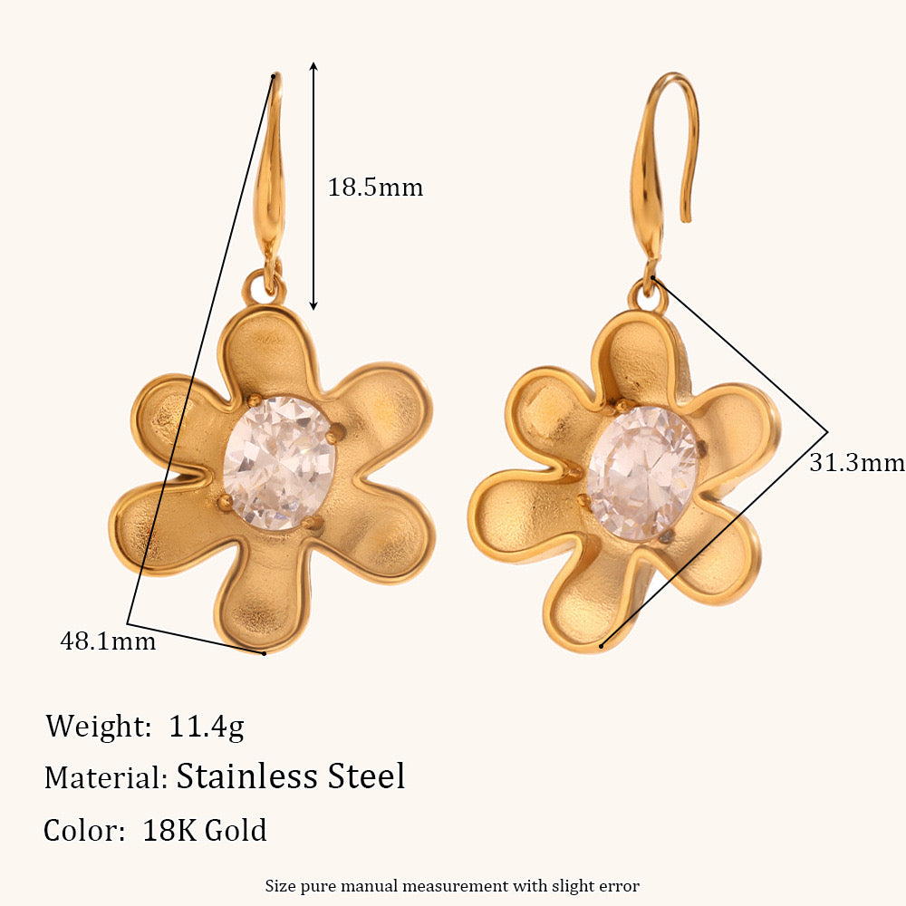 Bondi flower earrings