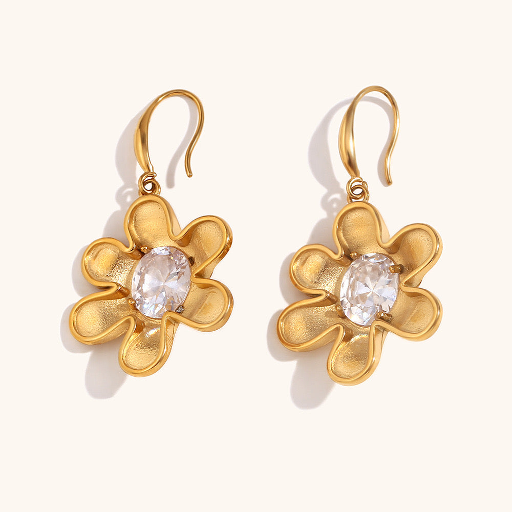 Bondi flower earrings