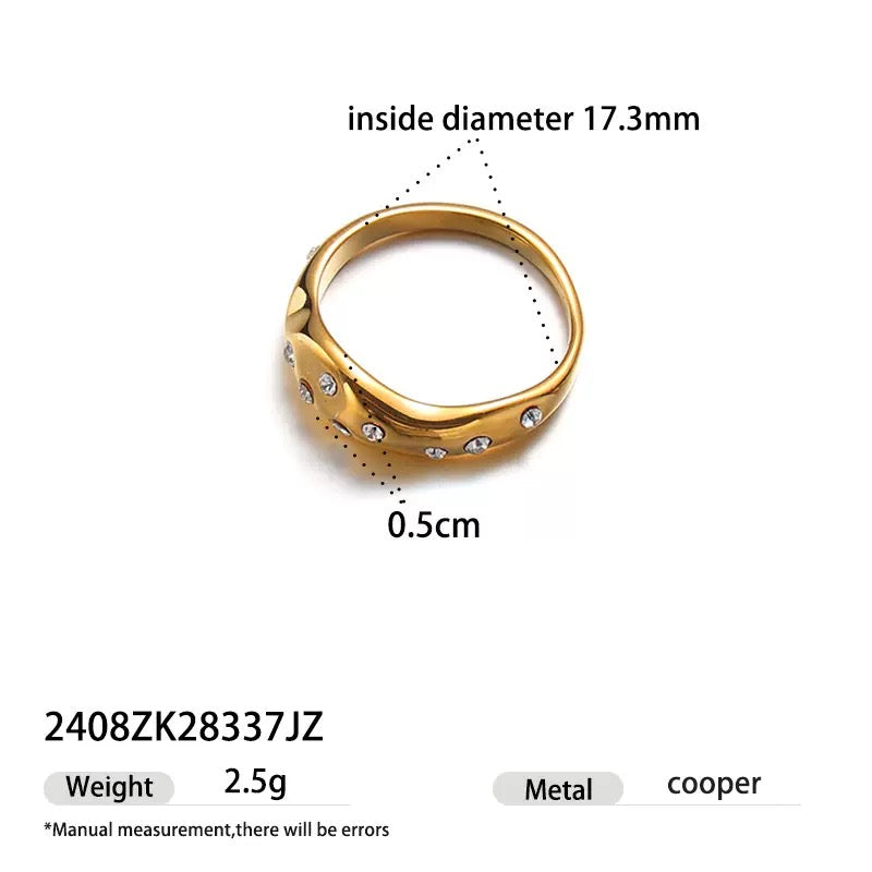 Justine star rings