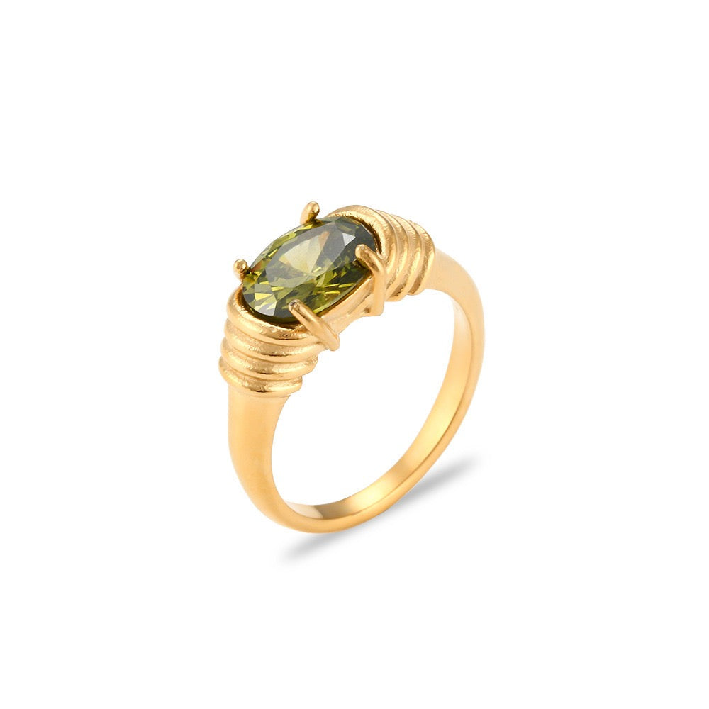 Ameir rock stone rings