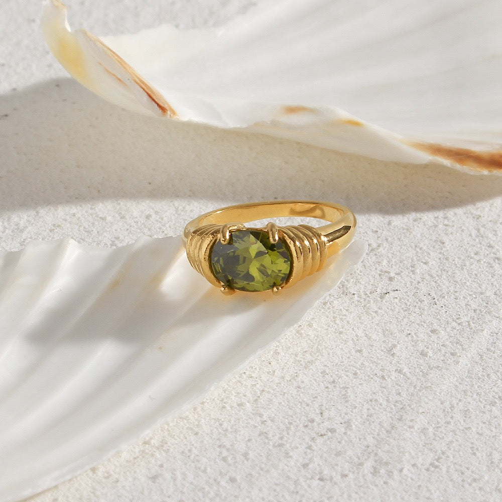 Ameir rock stone rings