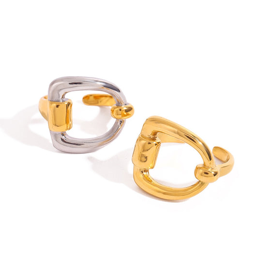 Button lock rings
