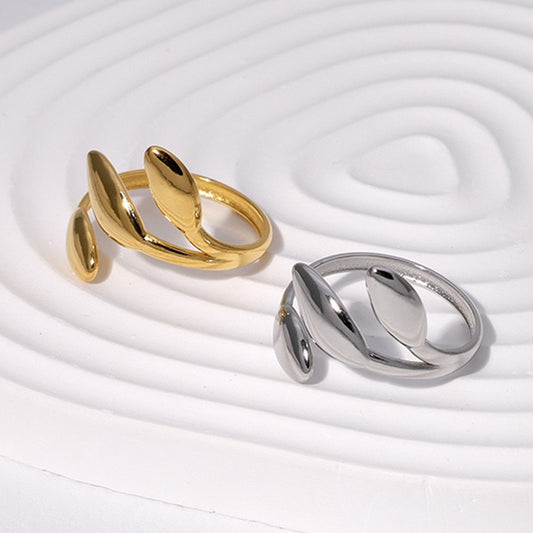 Olive leaf rings
