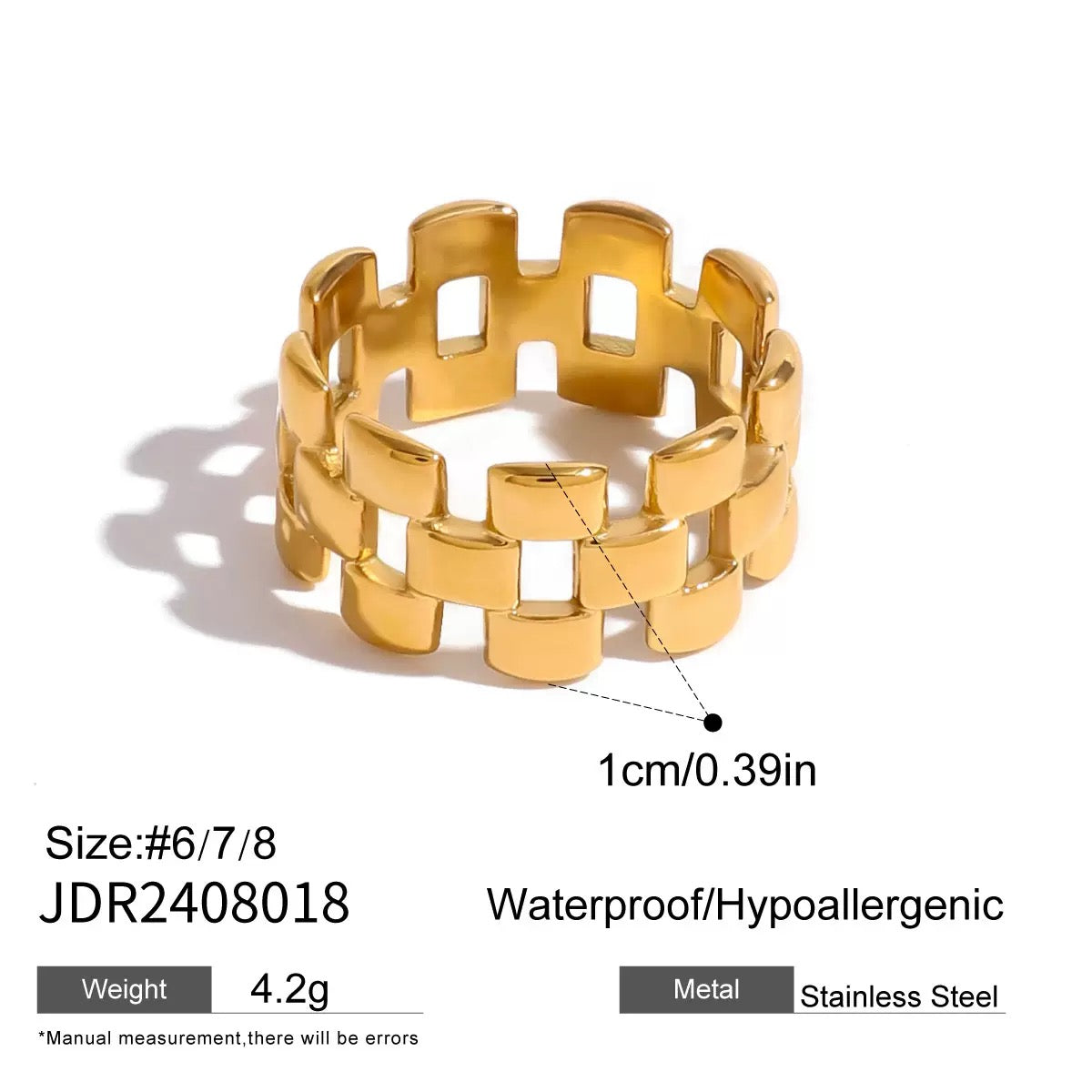 Watch belt rings