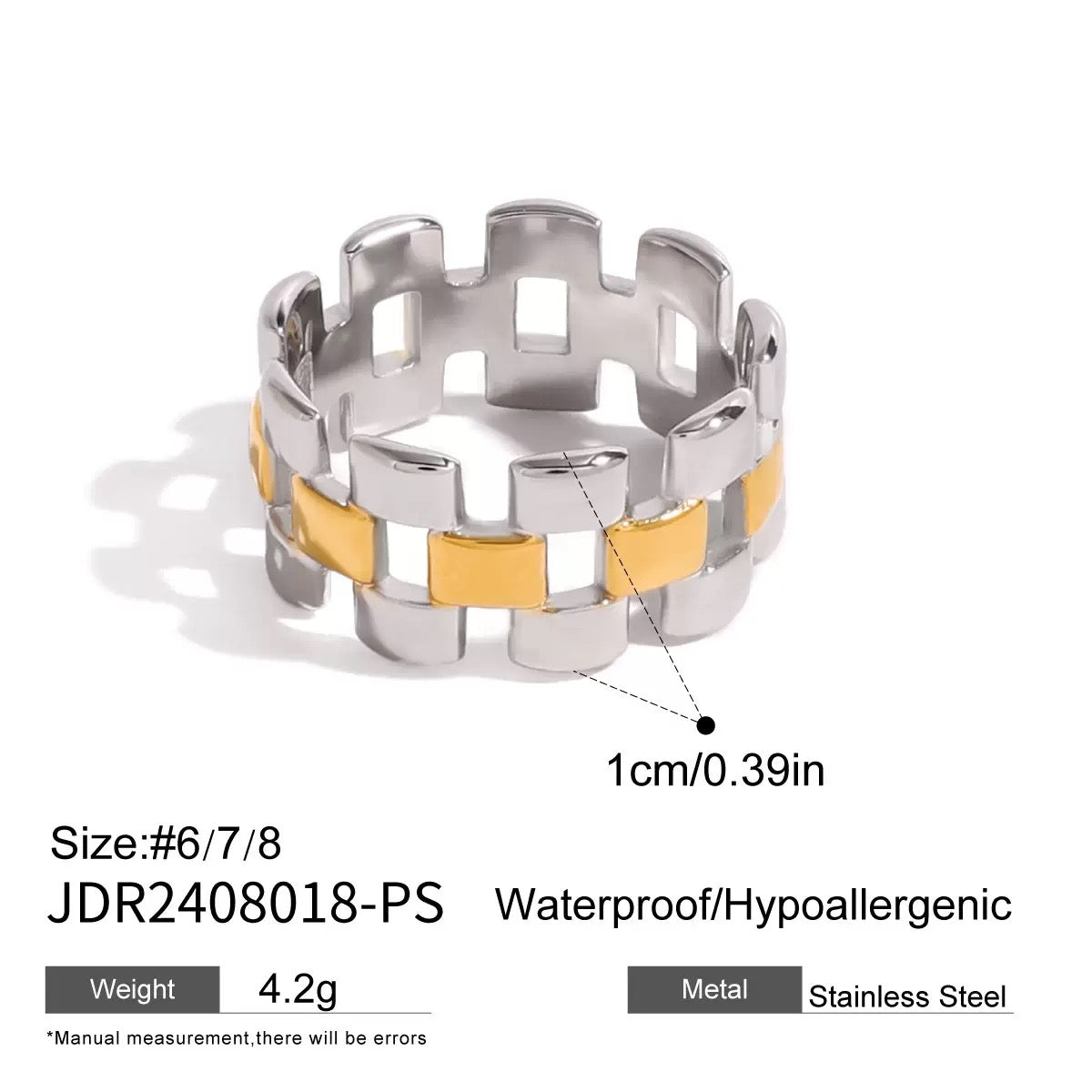 Watch belt rings