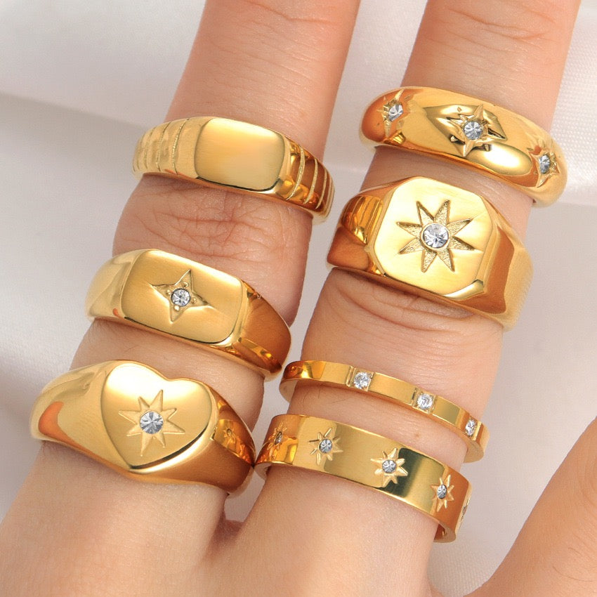 Mickey heart ring